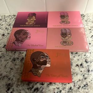 JUVIA’S PLACE Eyeshadow Palette x5 Lot Set Mauves Pinks Berries Rose Bronzed